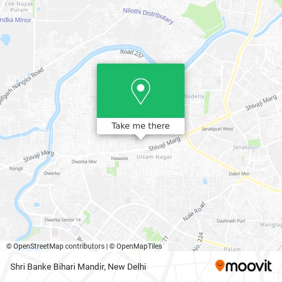 Shri Banke Bihari Mandir map