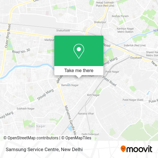 Samsung Service Centre map