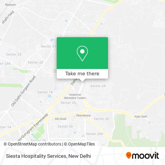 Siesta Hospitality Services map
