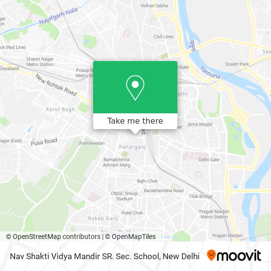 Nav Shakti Vidya Mandir SR. Sec. School map