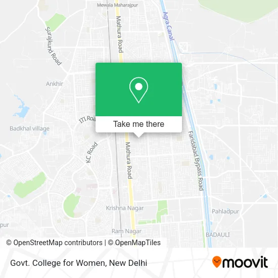 Govt. College for Women map