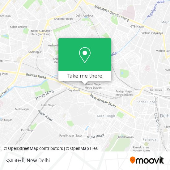 दया बस्ती map