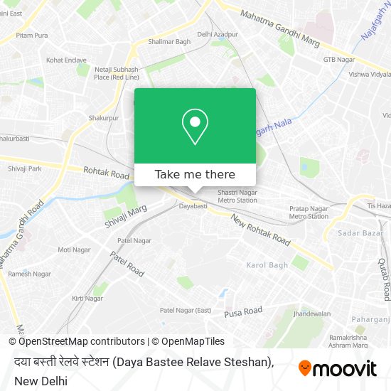 दया बस्ती रेलवे स्टेशन (Daya Bastee Relave Steshan) map