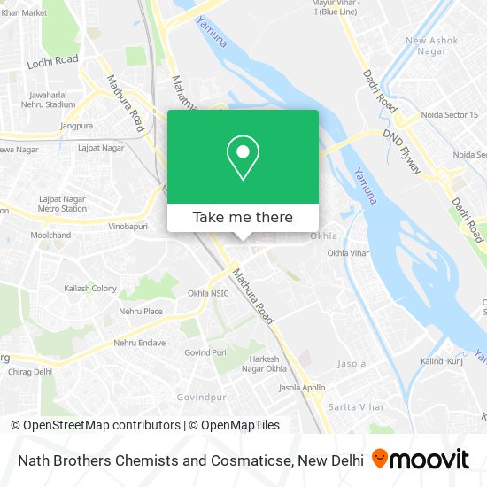 Nath Brothers Chemists and Cosmaticse map