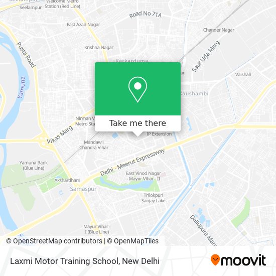 Laxmi Motor Training School map