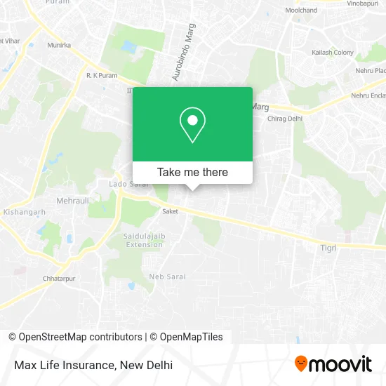 Max Life Insurance map