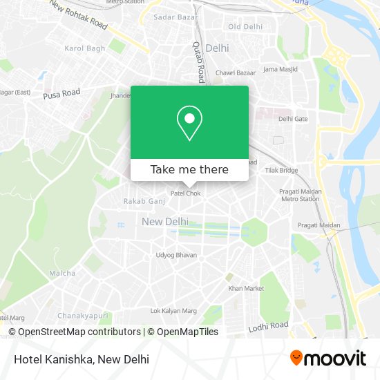 Hotel Kanishka map