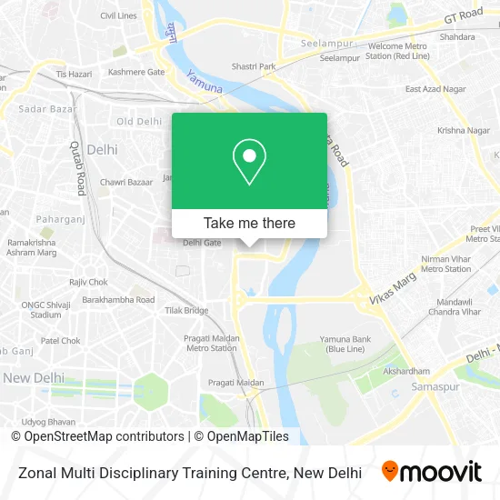 Zonal Multi Disciplinary Training Centre map