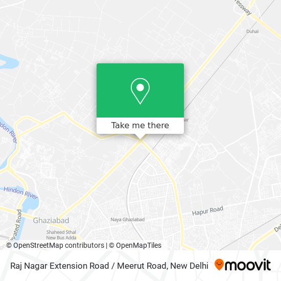 Raj Nagar Extension Road / Meerut Road map