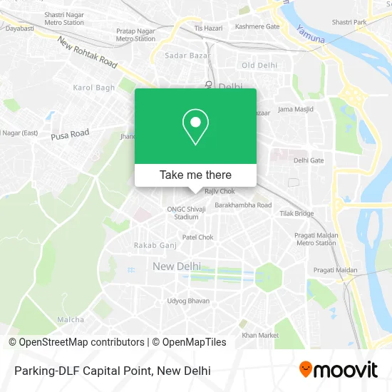 Parking-DLF Capital Point map