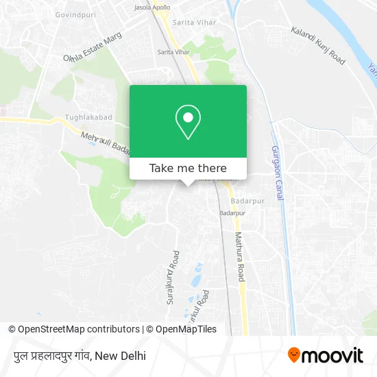 पुल प्रहलादपुर गांव map