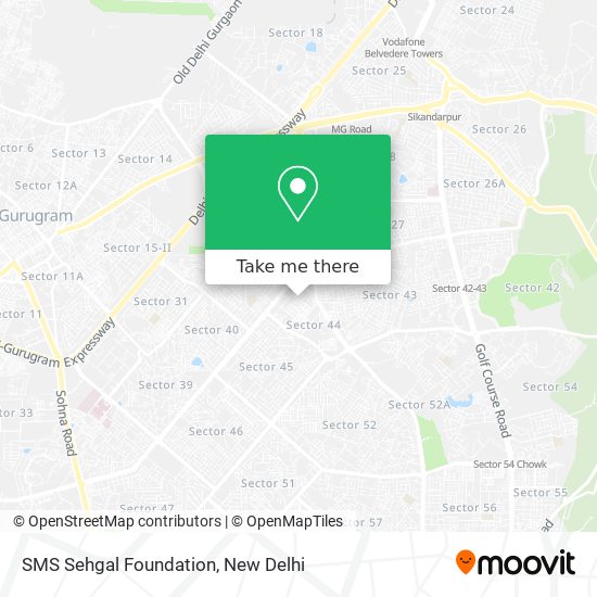 SMS Sehgal Foundation map