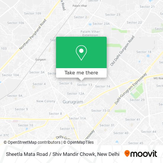 Sheetla Mata Road / Shiv Mandir Chowk map