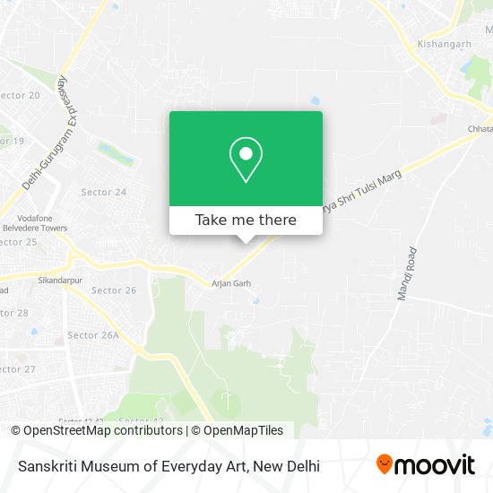 Sanskriti Museum of Everyday Art map