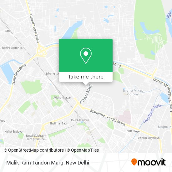 Malik Ram Tandon Marg map