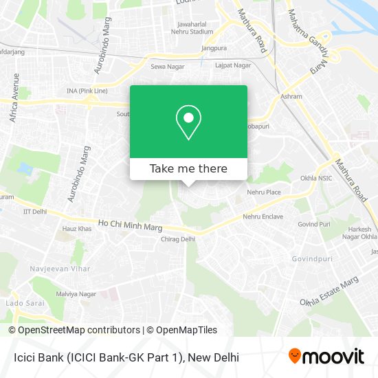 Icici Bank (ICICI Bank-GK Part 1) map
