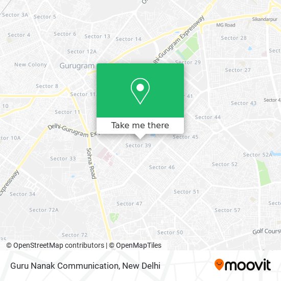 Guru Nanak Communication map