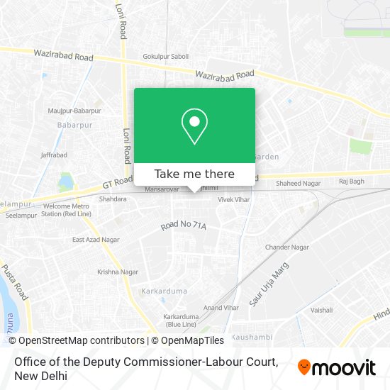 Office of the Deputy Commissioner-Labour Court map