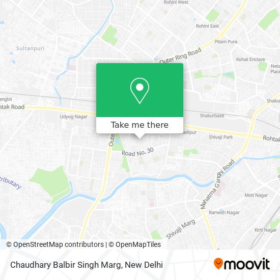 Chaudhary Balbir Singh Marg map
