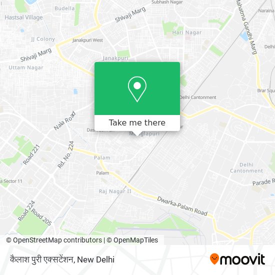 कैलाश पुरी एक्सटेंशन map