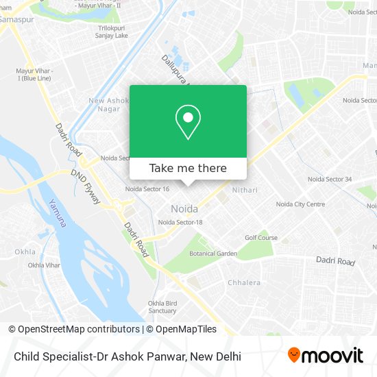 Child Specialist-Dr Ashok Panwar map