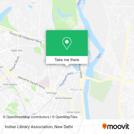 Indian Library Association map