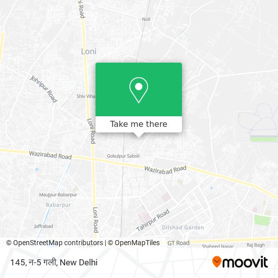 145, न-5 गली map