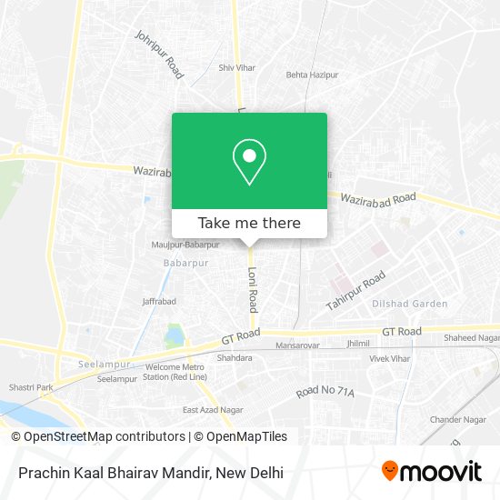 Prachin Kaal Bhairav Mandir map