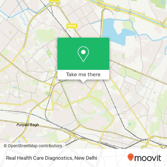 Real Health Care Diagnostics map