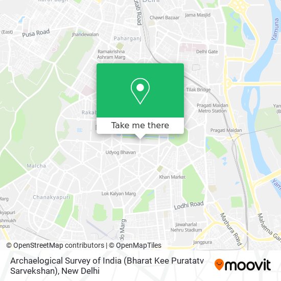 Archaelogical Survey of India (Bharat Kee Puratatv Sarvekshan) map