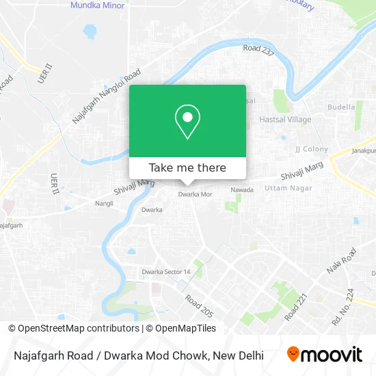 Najafgarh Road / Dwarka Mod Chowk map
