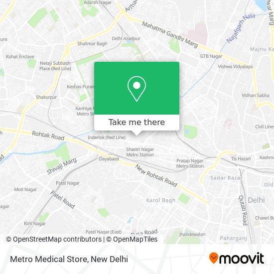 Metro Medical Store map