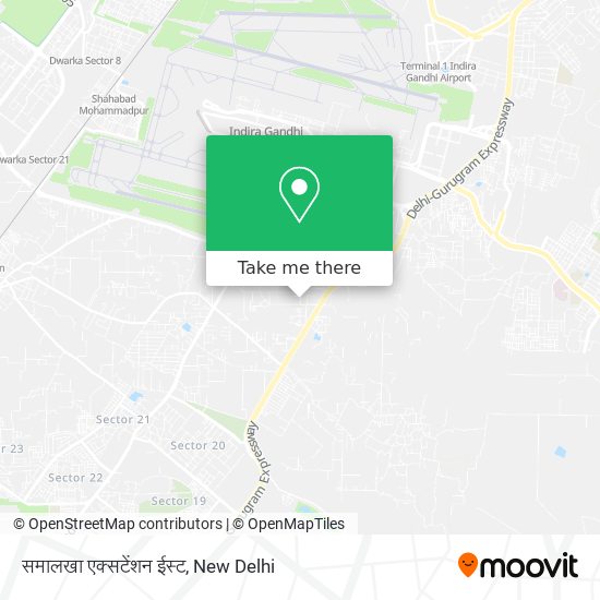 समालखा एक्सटेंशन ईस्ट map