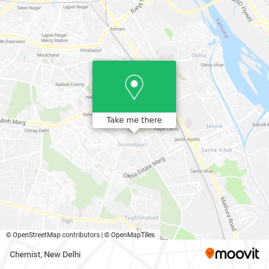 Chemist map