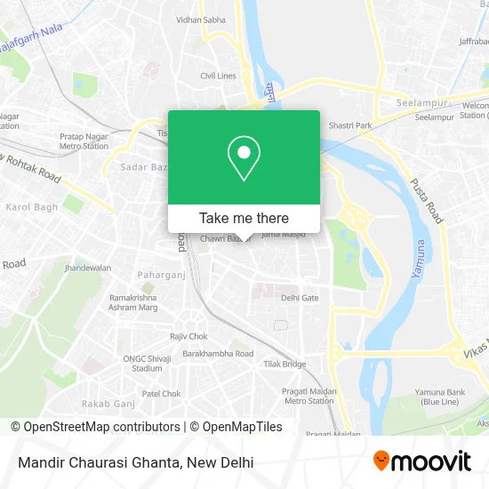 Mandir Chaurasi Ghanta map