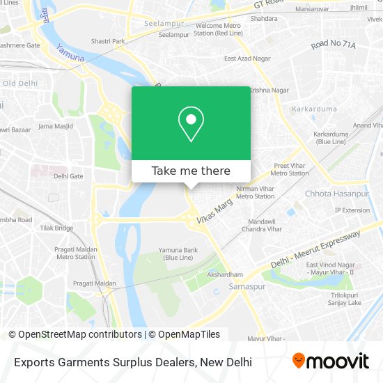 Exports Garments Surplus Dealers map
