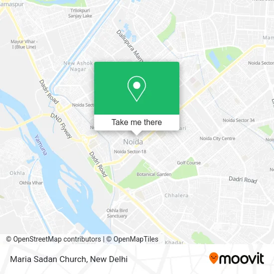 Maria Sadan Church map