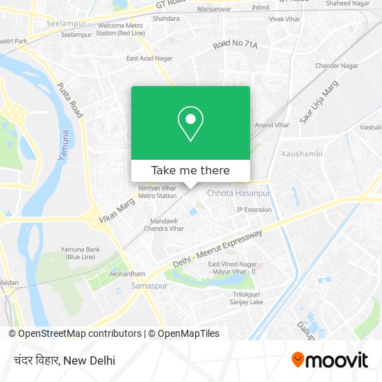 चंदर विहार map