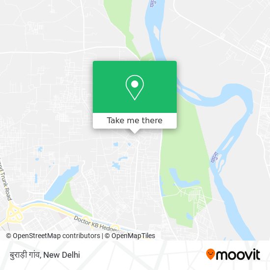 बुराड़ी गांव map