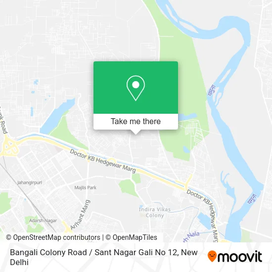 Bangali Colony Road / Sant Nagar Gali No 12 map