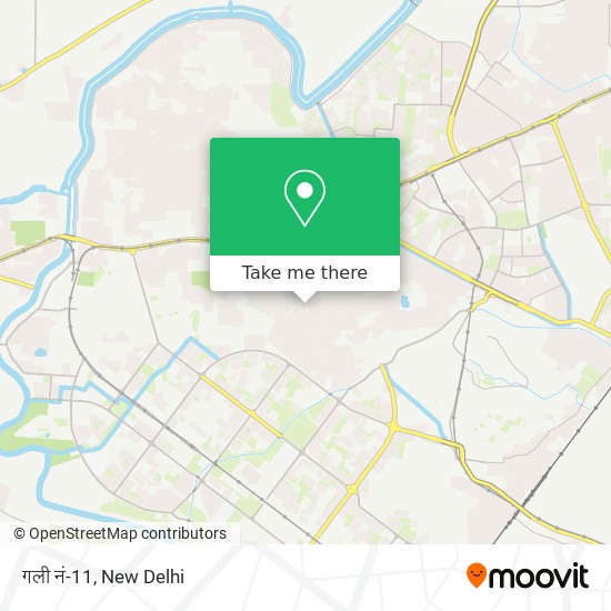 गली नं-11 map