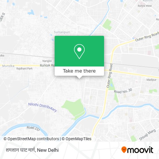 शमशान घाट मार्ग map