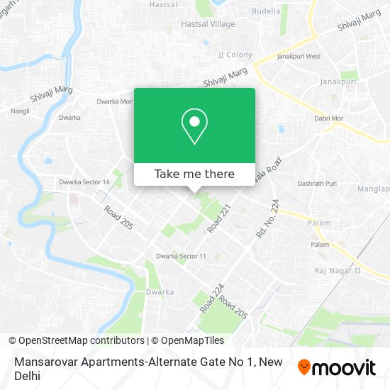 Mansarovar Apartments-Alternate Gate No 1 map