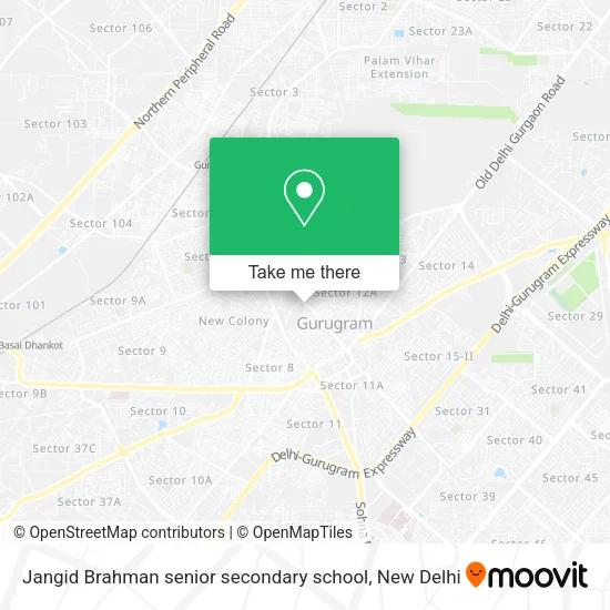 Jangid Brahman senior secondary school map