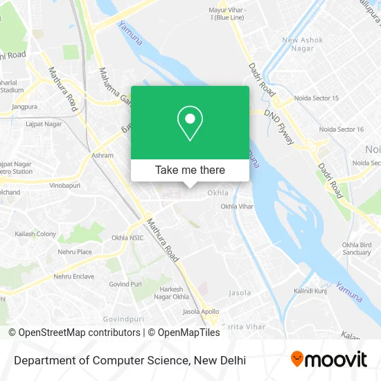 Department of Computer Science map