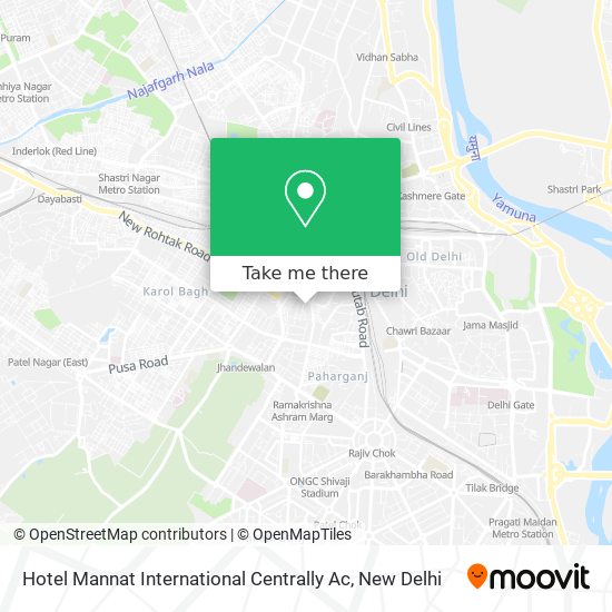Hotel Mannat International Centrally Ac map
