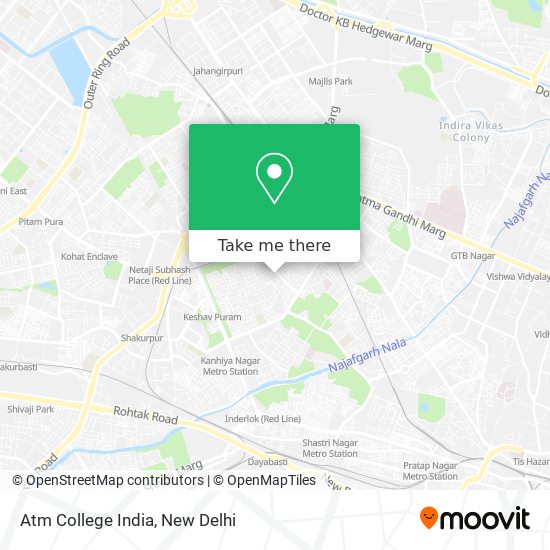 Atm College India map