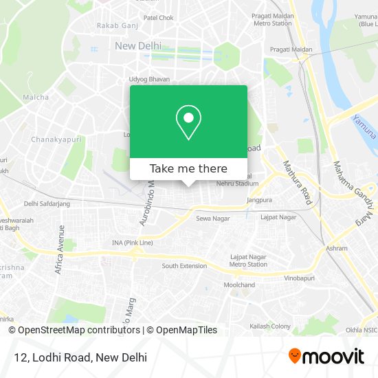 12, Lodhi Road map