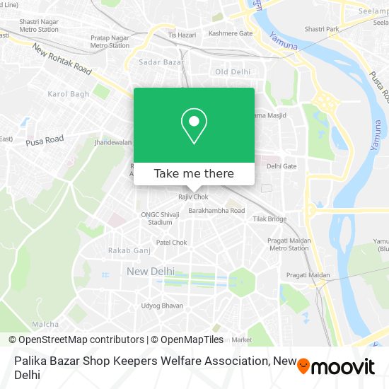 Palika Bazar Shop Keepers Welfare Association map