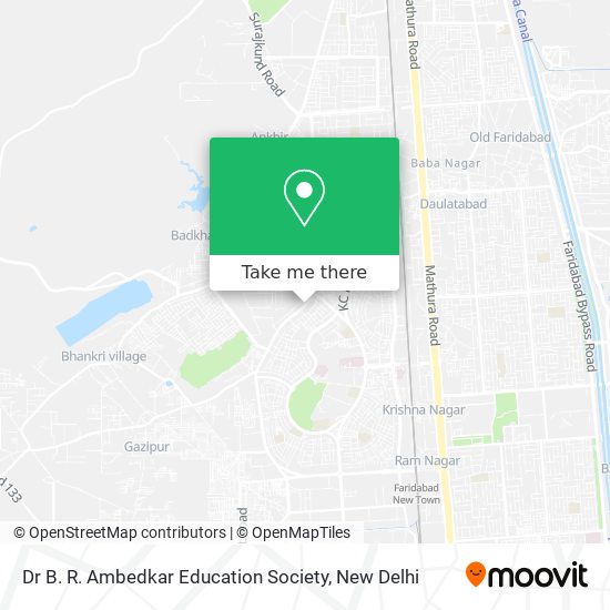 Dr B. R. Ambedkar Education Society map